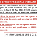 PREAVIS EFFECTIFS ESCALE VERSANT NORD